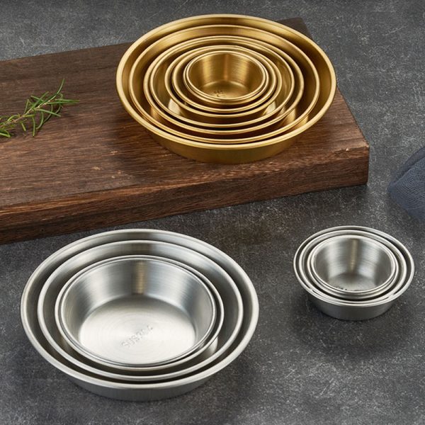Sauce Dish Stainless Steel 304  Round Seasoning  Bowls Mini Appetizer Plates, Sushi Dipping Bowl  for  Restaurant - 图片 6