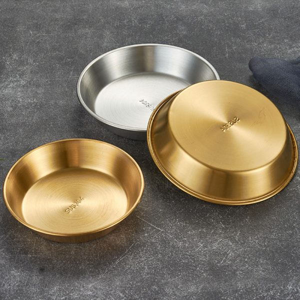 Sauce Dish Stainless Steel 304  Round Seasoning  Bowls Mini Appetizer Plates, Sushi Dipping Bowl  for  Restaurant - 图片 4