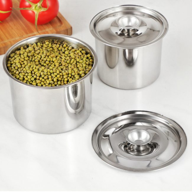 Stainless Steel 201 Flavoring Cup Lid,Kitchen Seasoning Basin Lid,Seasoning Tank Lid - 图片 6