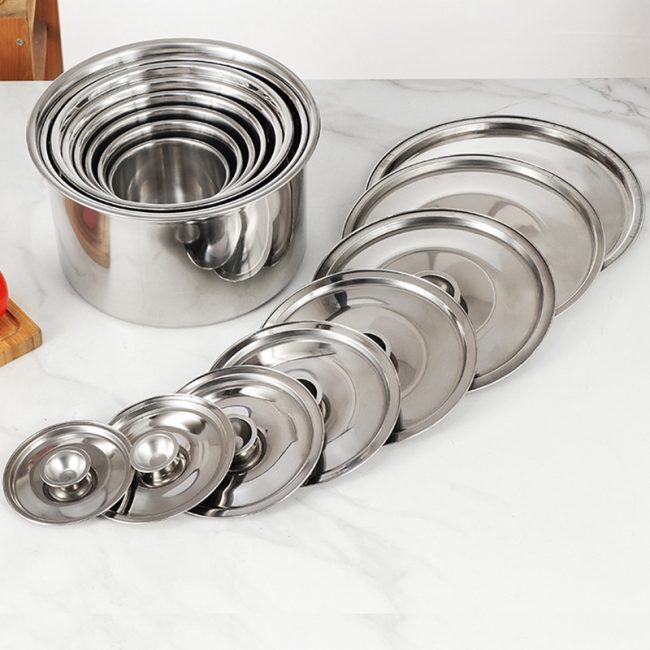 Thickness 0.8mm Stainless Steel 201 Flavoring Cup Without Lid,Kitchen Seasoning Basin,Egg Beating Bowl,Seasoning Tank For Restautant - 图片 6