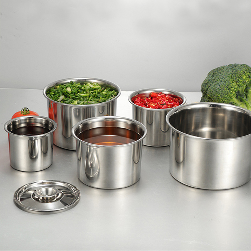 Thickness 0.8mm Stainless Steel 304 Flavoring Cup Without Lid,Kitchen Seasoning Basin,Egg Beating Bowl,Seasoning Tank For Restautant - Image 6