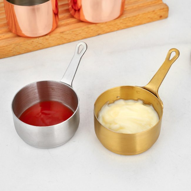 Stainless Steel 304 Dipping Sauce Cup,  Sauce  Bowls With Handle Commercial Grade  Condiment Cups ,Steak  Sauce Dish For Restaurant - Image 5