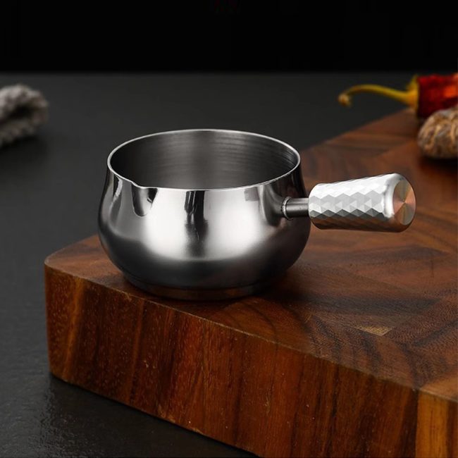 Stainless Steel 304 Diamond Handle Drum Shaped Sauce Cup  Sauce  Bowls Commercial Grade  Condiment Cups For Restaurant - Image 6