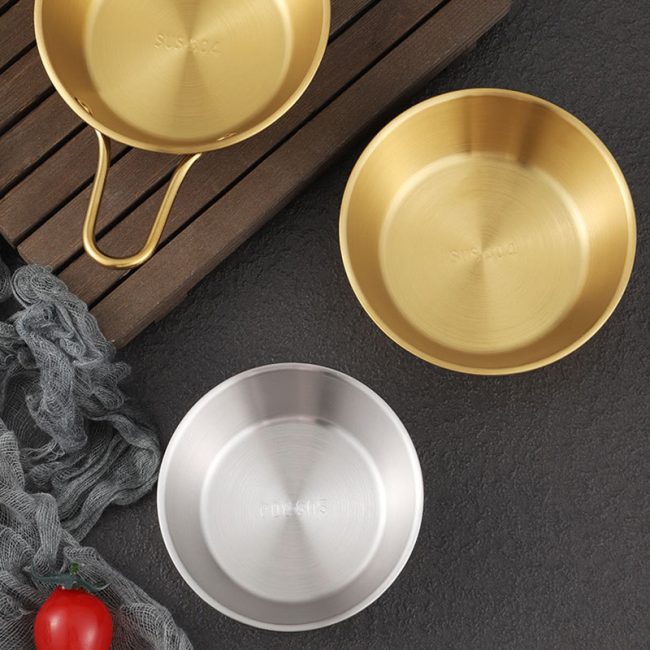 304 Stainless Steel Rice Wine Bowl Handleless, Kimchi Bowl，Snack Seasoning Bowl For Restaurant - Image 4