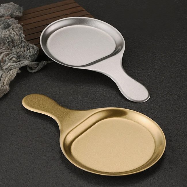 Stainless Steel 201 Handle Round Multi Purpose Plate,Pizza Pan,Steak Plate,Tableware For Restaurant - Image 3