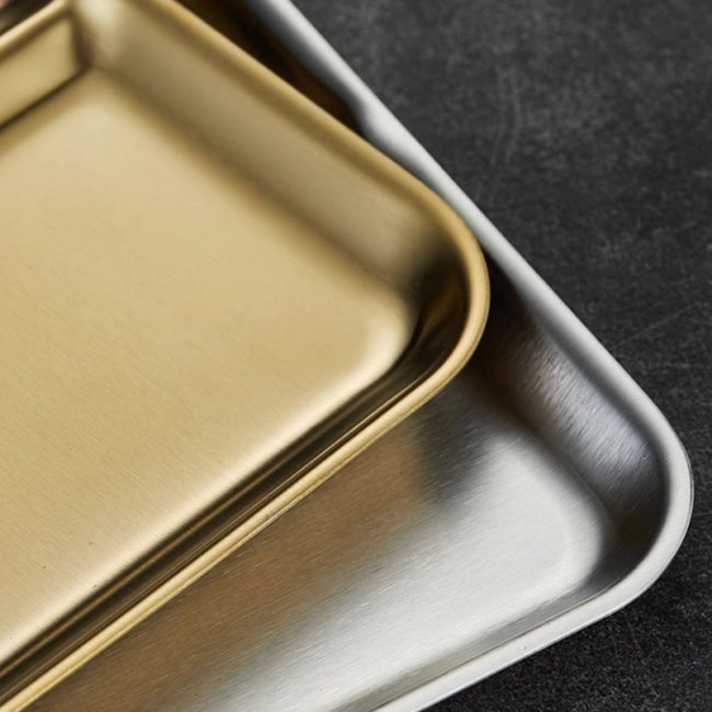 Stainless Steel 304 Divided Seasoning Plate,Dinner Plate,Dipping Sauce Dish,Tableware For Restaurant - Image 4