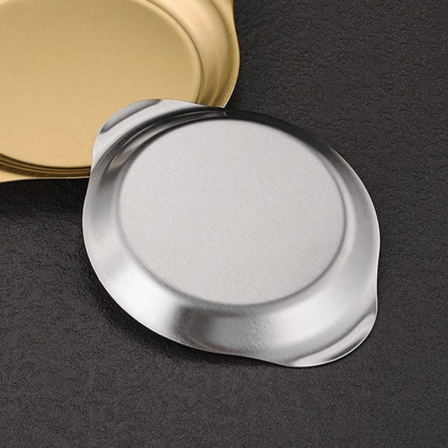 Stainless Steel 201 Butterfly Binaural Plate Golden,Pasta Dish,Fried Chicken Plate, Tableware For Restaurant,Wholesale - Image 7