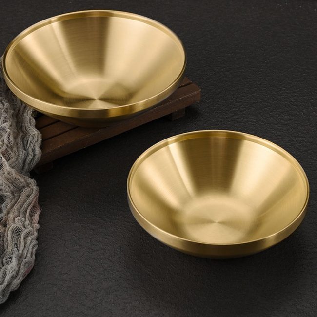 Stainless Steel 304 Double Layer Udon Bowl,Cold Noodle Bowl,Fruit Salad Bowl,Tableware For Restaurant - 图片 5