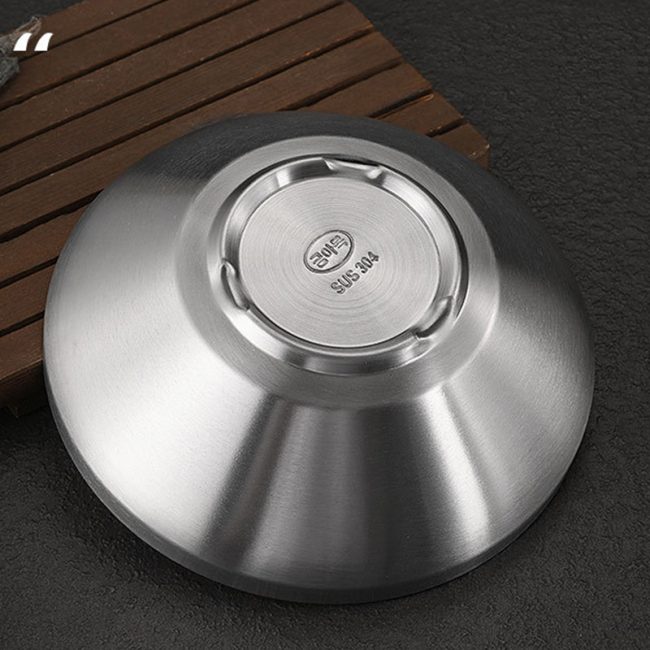 Stainless Steel 304 Double Layer Udon Bowl,Cold Noodle Bowl,Fruit Salad Bowl,Tableware For Restaurant - 图片 8