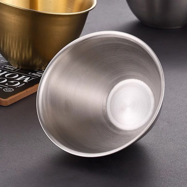 Stainless Steel 201 Lettuce Bowl,Slanted Bowl,Hot Pot Vegetable Bowl,Sauce Bowl,Wholesale Of Tableware - 图片 4