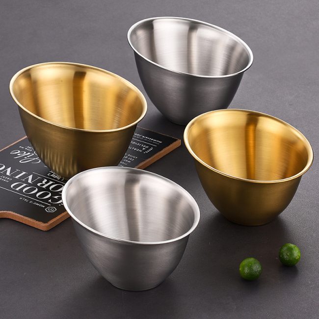 Stainless Steel 201 Lettuce Bowl,Slanted Bowl,Hot Pot Vegetable Bowl,Sauce Bowl,Wholesale Of Tableware - 图片 8