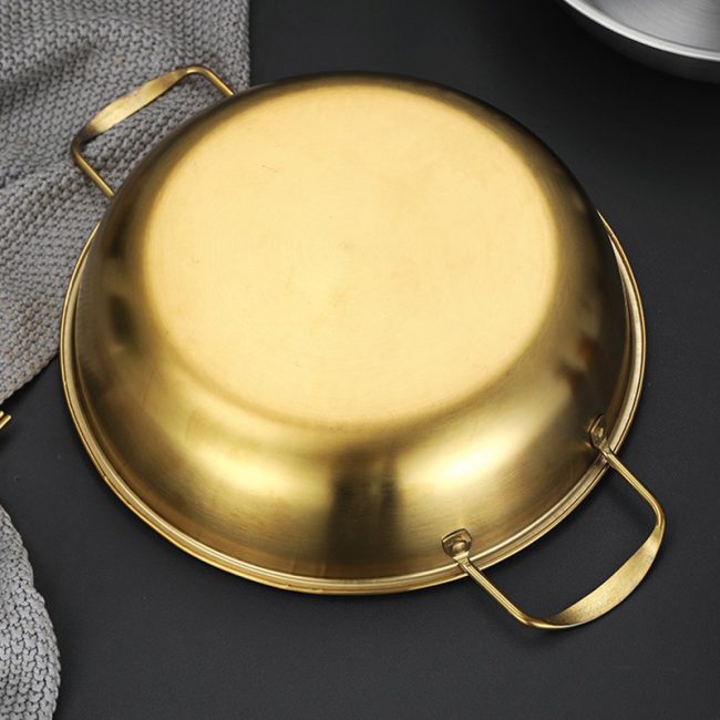 Stainless Steel Double Ear Seafood Pot,Instant Noodle Pot,Hot Pot,Soup Pot,Tableware For Restaurant - 图片 8