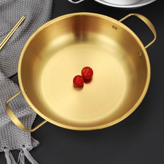 Stainless Steel Double Ear Seafood Pot,Instant Noodle Pot,Hot Pot,Soup Pot,Tableware For Restaurant - 图片 7
