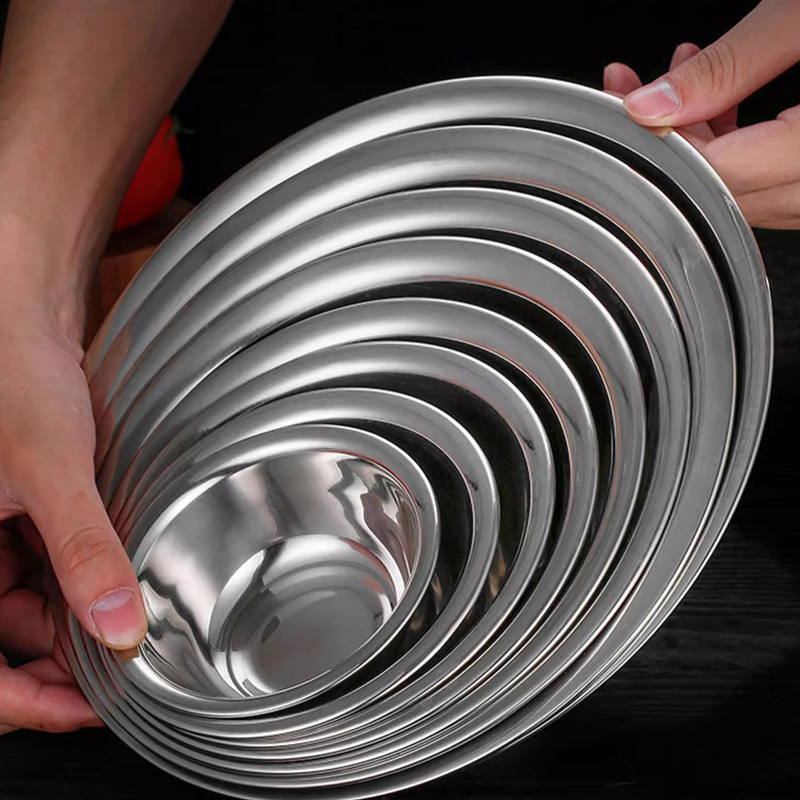 Thickness 0.5mm Stainless Steel 201 Non Magnetic Code Basin,Kitchen Side Dish Bowl,Soup Basin,Seasoning Basin For Restautant - Image 4