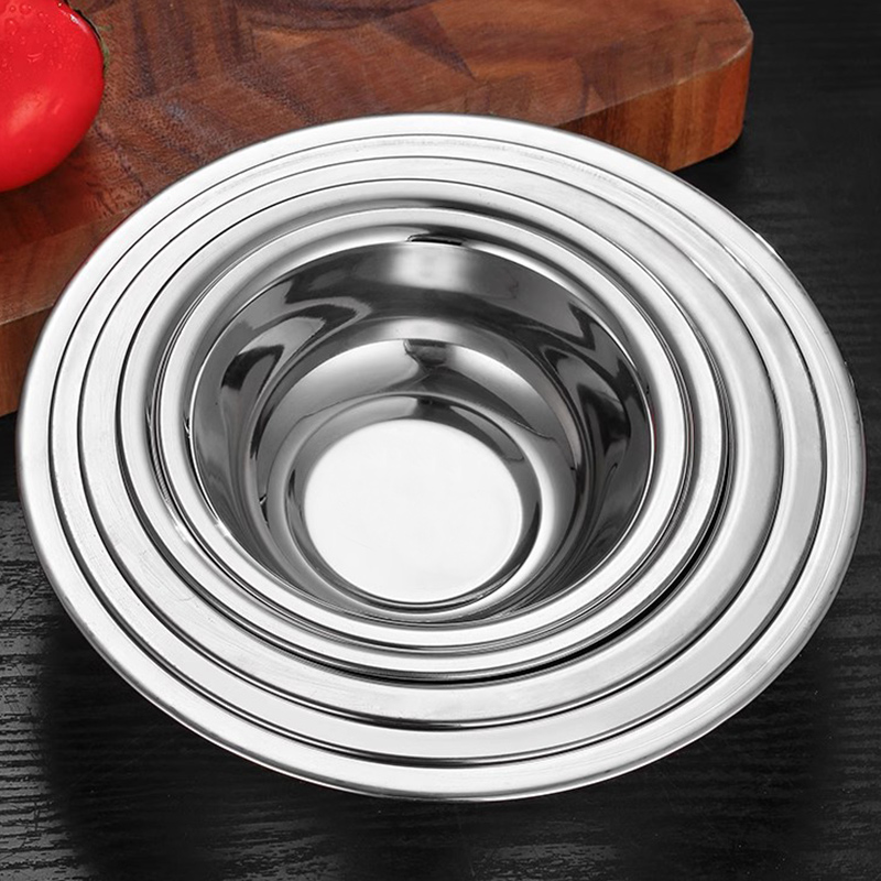 Thickness 0.5mm Stainless Steel 201 Non Magnetic Code Basin,Kitchen Side Dish Bowl,Soup Basin,Seasoning Basin For Restautant - Image 7