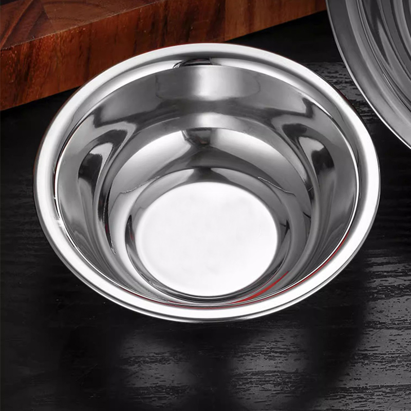 Thickness 0.8mm Stainless Steel 201 Non Magnetic Code Basin,Kitchen Side Dish Bowl,Soup Basin,Seasoning Basin For Restautant - Image 3