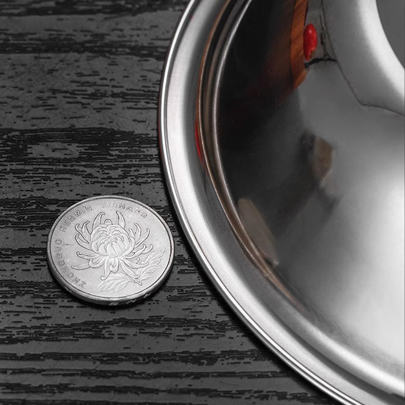 Thickness 0.8mm Stainless Steel 201 Non Magnetic Code Basin,Kitchen Side Dish Bowl,Soup Basin,Seasoning Basin For Restautant - Image 6