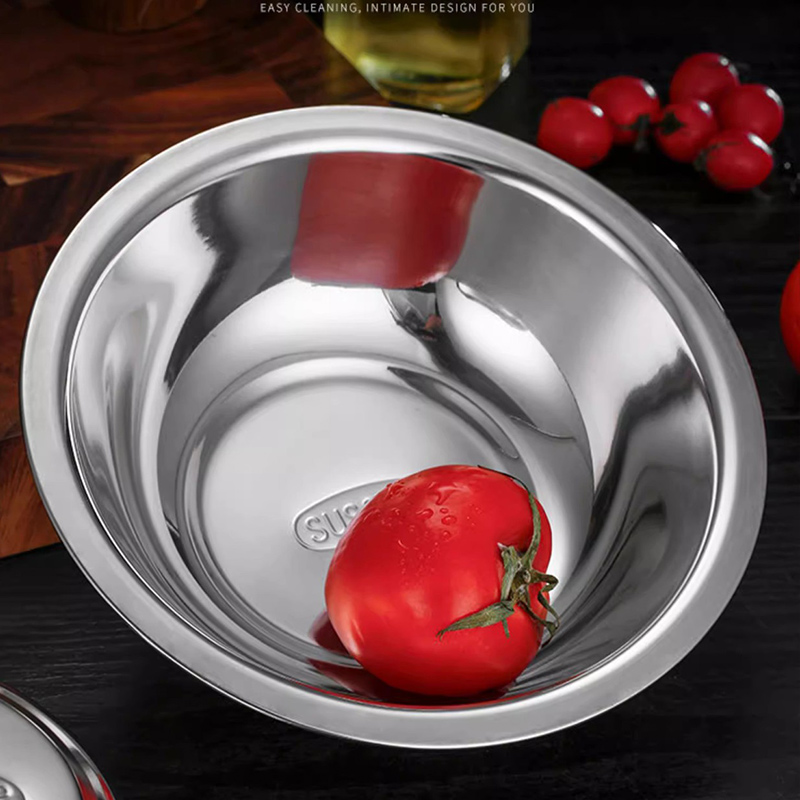 Thickness 0.8mm Stainless Steel 304 Non Magnetic Code Basin,Kitchen Side Dish Bowl,Soup Basin,Seasoning Basin For Restautant - Image 4