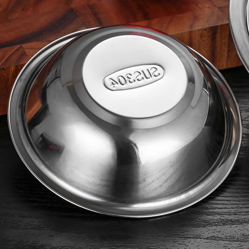 Thickness 0.8mm Stainless Steel 304 Non Magnetic Code Basin,Kitchen Side Dish Bowl,Soup Basin,Seasoning Basin For Restautant - Image 5