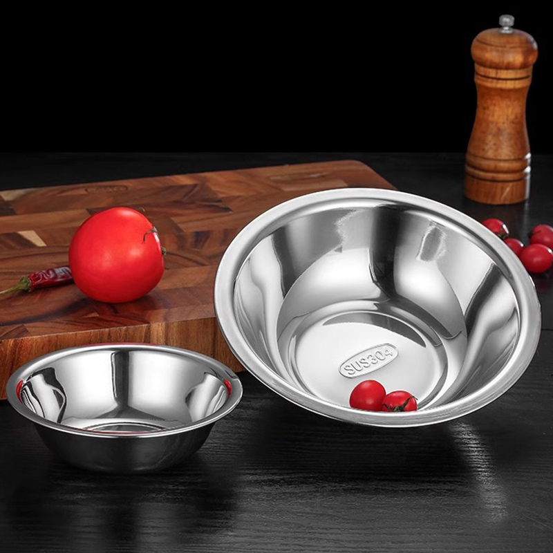 Thickness 0.8mm Stainless Steel 304 Non Magnetic Code Basin,Kitchen Side Dish Bowl,Soup Basin,Seasoning Basin For Restautant - Image 6