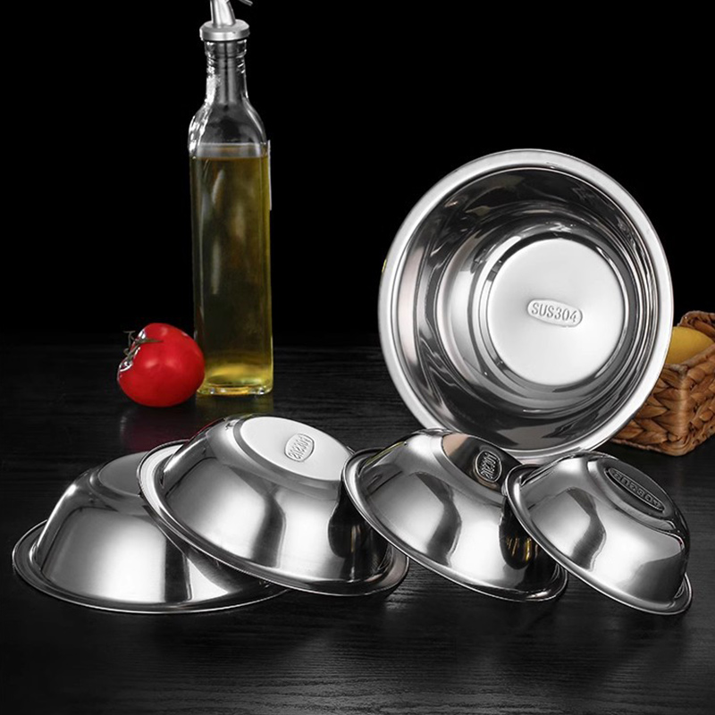 Thickness 0.8mm Stainless Steel 304 Non Magnetic Code Basin,Kitchen Side Dish Bowl,Soup Basin,Seasoning Basin For Restautant - Image 8