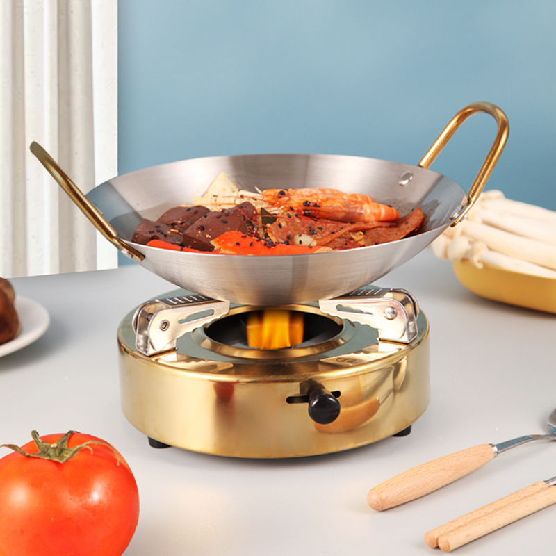 Stainless Steel Athens Alcohol Stove,Portable Dry Pot Base For Restaurant - 图片 2