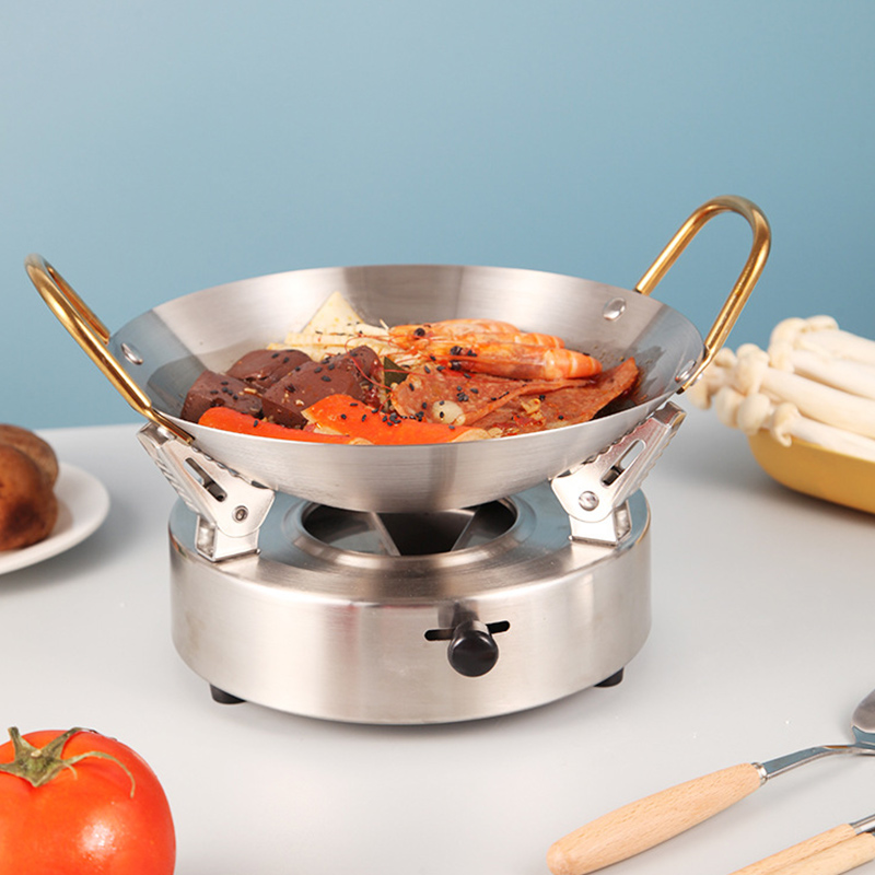 Stainless Steel Athens Alcohol Stove,Portable Dry Pot Base For Restaurant - 图片 4