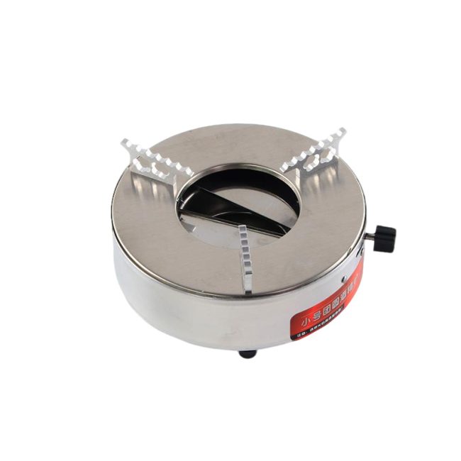 Stainless Steel Round Alcohol Stove,Dry Pot Base For  Restaurant - 图片 4