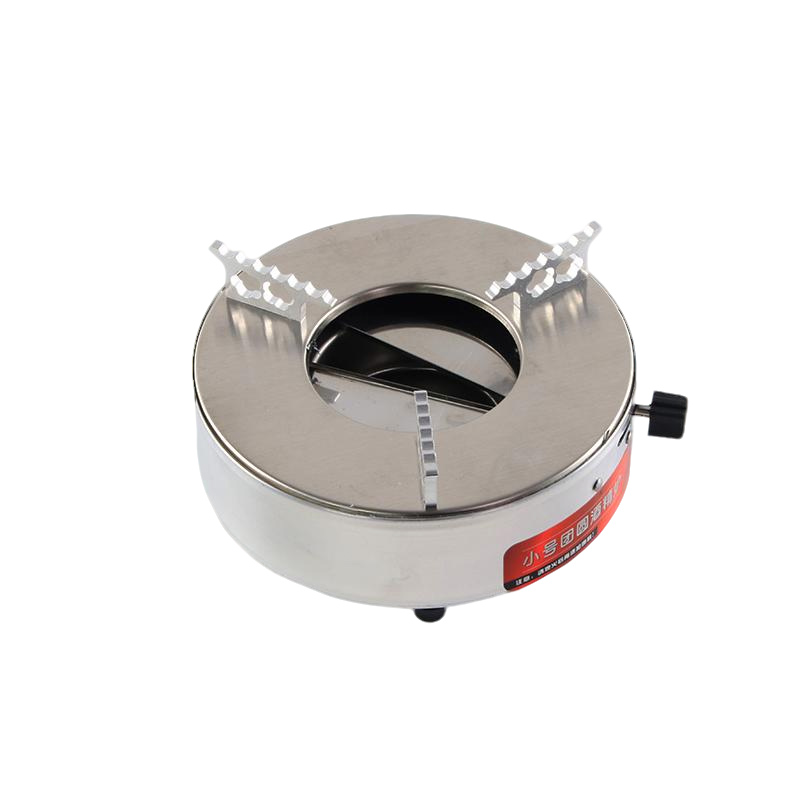 Stainless Steel Round Alcohol Stove,Dry Pot Base For  Restaurant - 图片 4