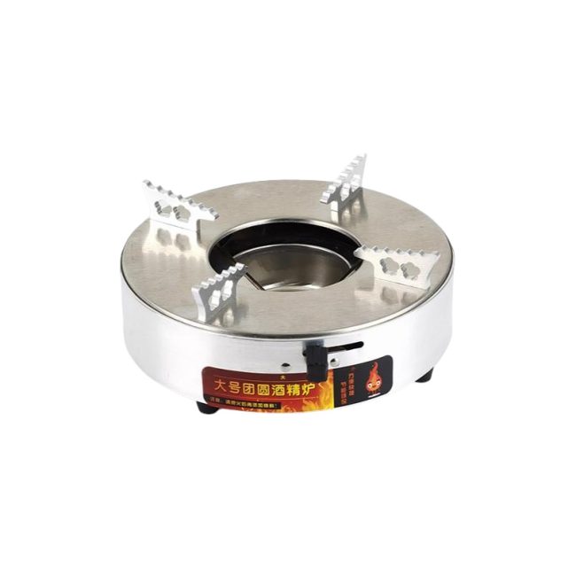 Stainless Steel Round Alcohol Stove,Dry Pot Base For  Restaurant