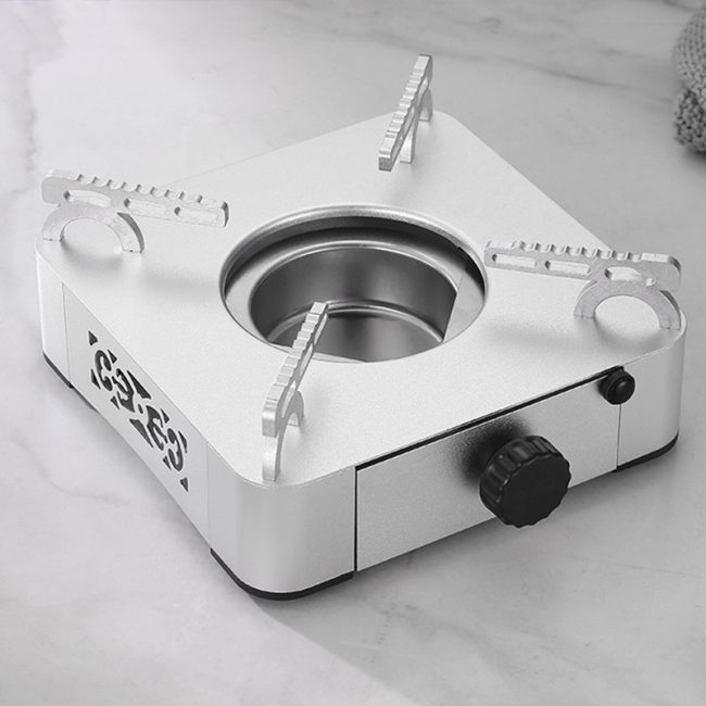 Aluminum Alloy Drawer Type Alcohol Stove,Square Dry Pot Base For  Restaurant - 图片 5