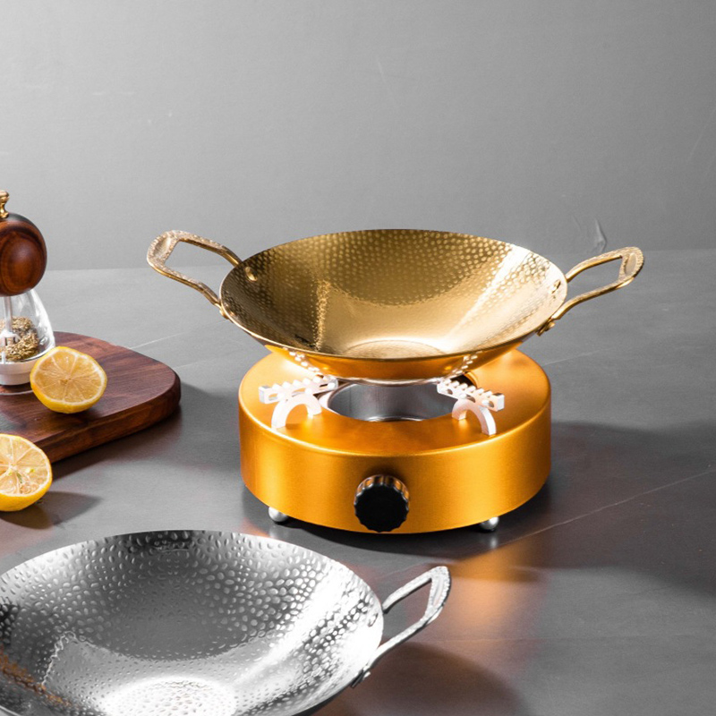 Aluminum Alloy Round Alcohol Stove,Dry Pot Base For  Restaurant - 图片 7