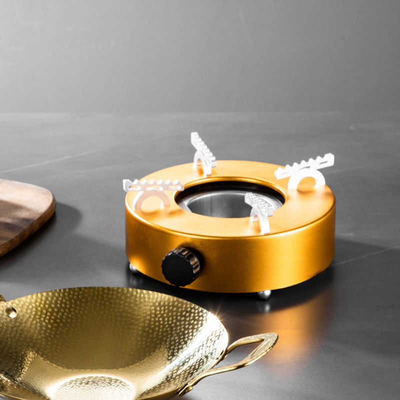 Aluminum Alloy Round Alcohol Stove,Dry Pot Base For  Restaurant - 图片 8
