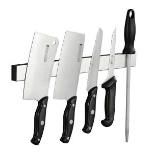 Stainless Steel 304 Magnetic Knife Holder,Kitchen Magnetic Suction Knife Holder,Magnetic Storage Rack For Restautant