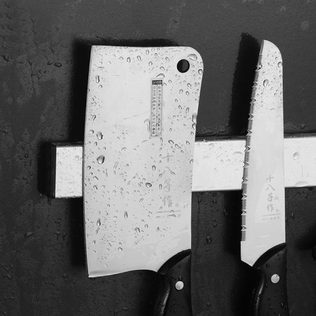 Stainless Steel 304 Magnetic Knife Holder,Kitchen Magnetic Suction Knife Holder,Magnetic Storage Rack For Restautant - 图片 7