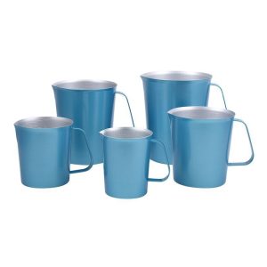 Stainless Steel 304 Measuring Cup Blue,500mL,2000mL For Milk Tea Shop