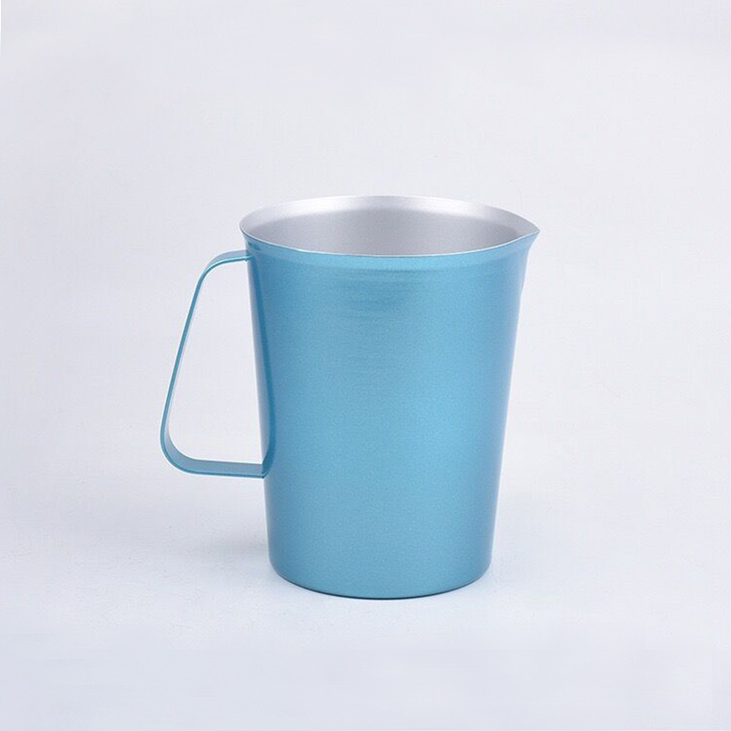 Stainless Steel 304 Measuring Cup Blue,500mL,2000mL For Milk Tea Shop - 图片 4