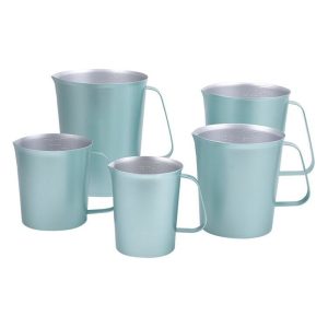 Stainless Steel 304 Measuring Cup Green,500mL,1500mL For Milk Tea Shop