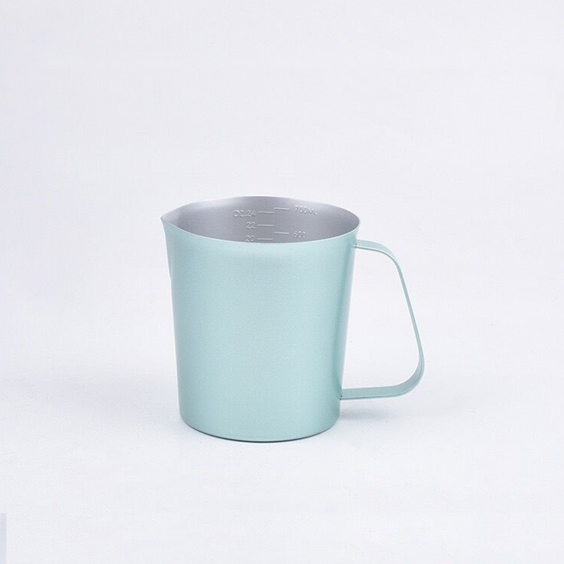 Stainless Steel 304 Measuring Cup Green,500mL,1500mL For Milk Tea Shop - 图片 3