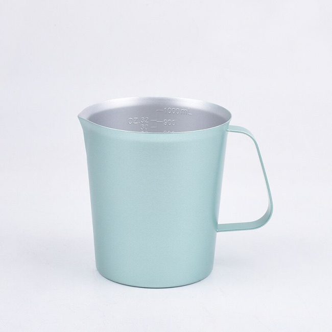 Stainless Steel 304 Measuring Cup Green,500mL,1500mL For Milk Tea Shop - 图片 4