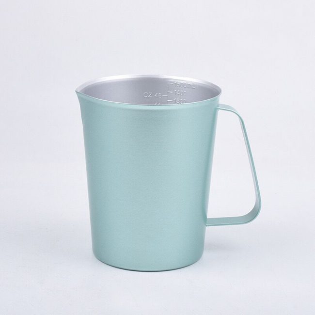 Stainless Steel 304 Measuring Cup Green,500mL,1500mL For Milk Tea Shop - 图片 5