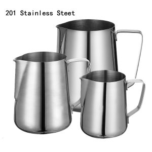 Stainless Steel 201 No Scale Milk Frothing Pitcher,Latte Art Cup,Coffee Tools Milk Frother For Cafe