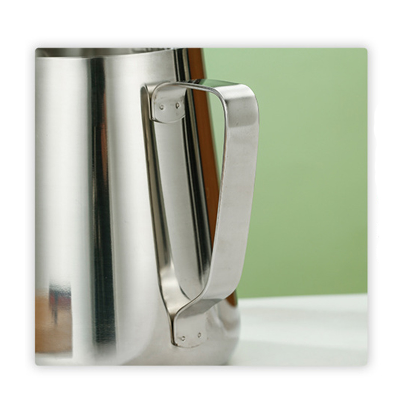 Stainless Steel 201 Laser Scale Milk Frothing Pitcher,Latte Art Cup,Coffee Tools Milk Frother For Cafe - 图片 6