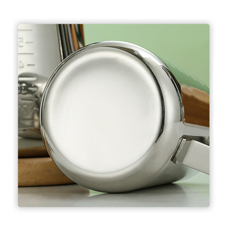 Stainless Steel 201 Laser Scale Milk Frothing Pitcher,Latte Art Cup,Coffee Tools Milk Frother For Cafe - 图片 8