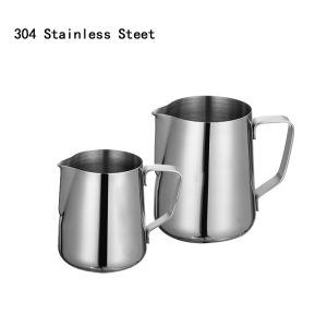 Stainless Steel 304 No Scale Milk Frothing Pitcher,Latte Art Cup,Coffee Tools Milk Frother For Cafe