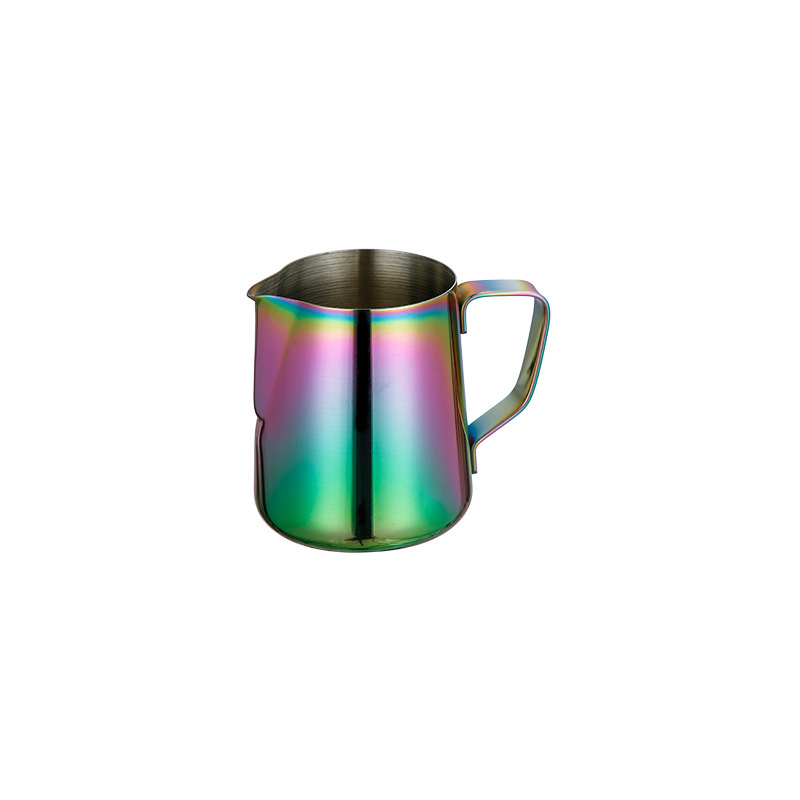 Stainless Steel 201 No Scale Milk Frothing Pitcher Colorful,Latte Art Cup,Coffee Tools Milk Frother For Cafe - Image 2
