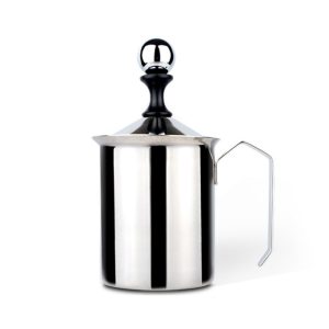 Stainless Steel 304 Coffee Manual Milk Froth Frothing Cup For Cafe