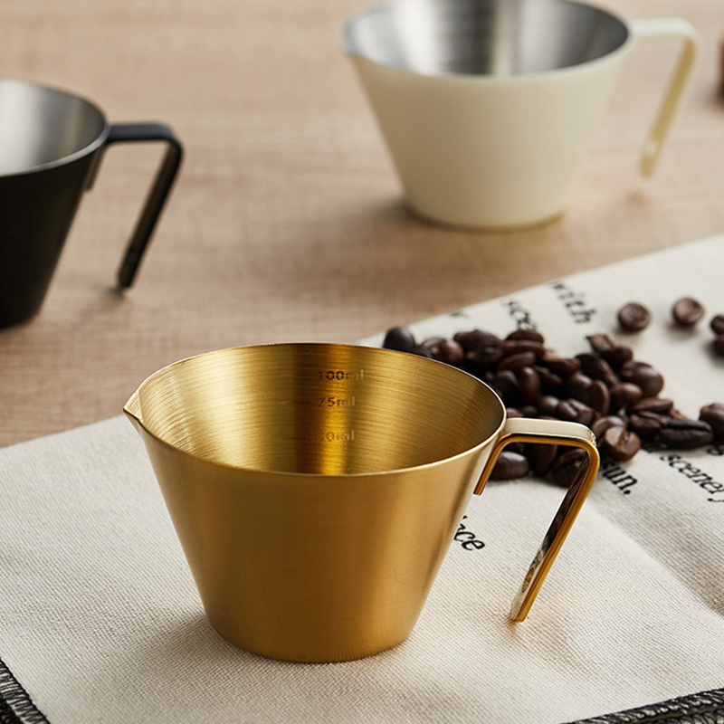 Stainless Steel 304 Coffee Measuring Cup 100mL,Coffee Extraction Cup With Scale For Cafe - Image 7