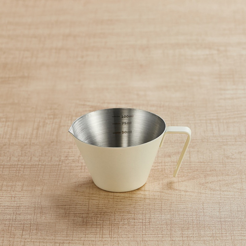 Stainless Steel 304 Coffee Measuring Cup 100mL,Coffee Extraction Cup With Scale For Cafe - Image 2