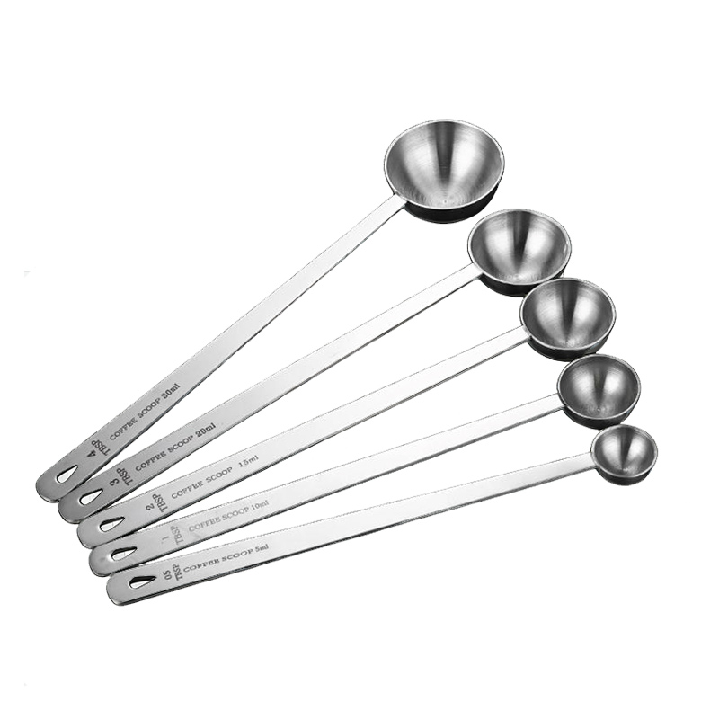 Stainless Steel 304 Coffee Measuring Spoon Long Handle,Baking Spoon,Coffee Spoon For Cafe